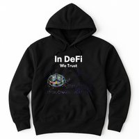 In DeFi We Trust Cryptocurrency Bitcoin Ethereum Blockchain Hoodie