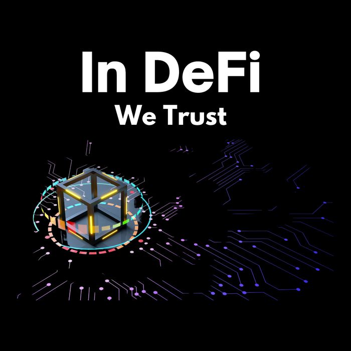 In DeFi We Trust Cryptocurrency Bitcoin Ethereum Blockchain V-Neck T-Shirt