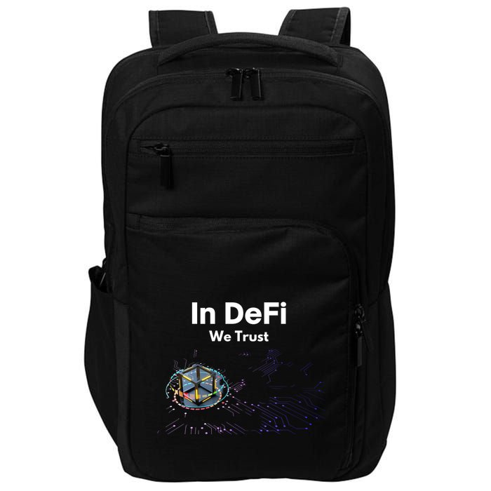 In DeFi We Trust Cryptocurrency Bitcoin Ethereum Blockchain Impact Tech Backpack