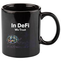 In DeFi We Trust Cryptocurrency Bitcoin Ethereum Blockchain 11oz C Handle Ceramic Mug