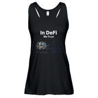 In DeFi We Trust Cryptocurrency Bitcoin Ethereum Blockchain Ladies Essential Flowy Tank