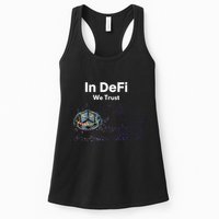 In DeFi We Trust Cryptocurrency Bitcoin Ethereum Blockchain Womens Tank Top