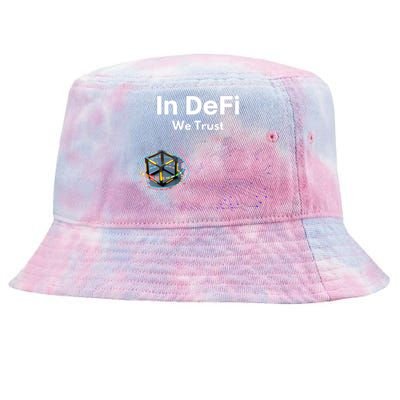 In DeFi We Trust Cryptocurrency Bitcoin Ethereum Blockchain Tie-Dyed Bucket Hat