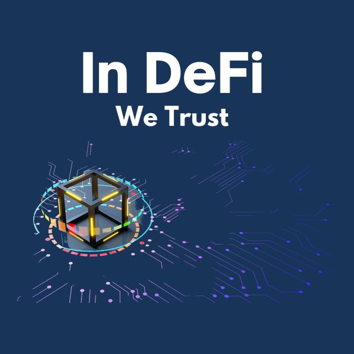 In DeFi We Trust Cryptocurrency Bitcoin Ethereum Blockchain Infant Baby Jersey Bodysuit