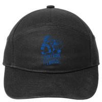 I Don't Work I Build Construction Worker 7-Panel Snapback Hat