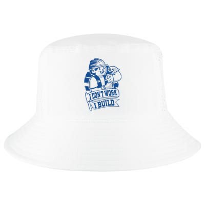 I Don't Work I Build Construction Worker Cool Comfort Performance Bucket Hat