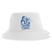 I Don't Work I Build Construction Worker Sustainable Bucket Hat