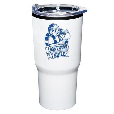I Don't Work I Build Construction Worker Tumbler