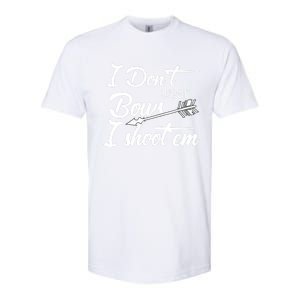 I Don't Wear Bows I Shoot Them Archery Girl Softstyle CVC T-Shirt