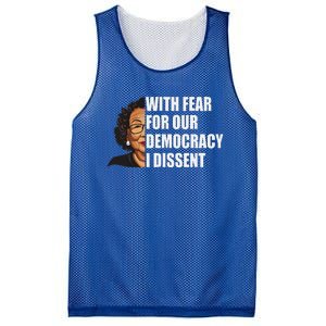 I Dissent With Fear For Our Democracy Justice Sotomayor Mesh Reversible Basketball Jersey Tank