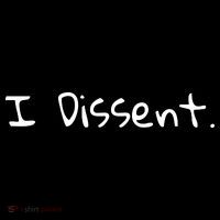I Dissent Women's Rights Pro Choice Roe 1973 Feminist Kids T-Shirt