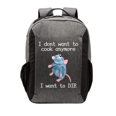I Don't Want To Cook Anymore I Want To DIE Rat Meme Vector Backpack