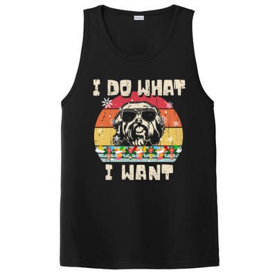 I Do What I Want Havanese Retro Christmas Style Funny Great Gift PosiCharge Competitor Tank