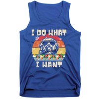 I Do What I Want Havanese Retro Christmas Style Funny Great Gift Tank Top