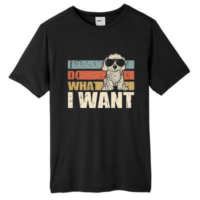 I do what I want funny Cavapoo Vintage Retro Tall Fusion ChromaSoft Performance T-Shirt