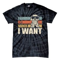 I do what I want funny Cavapoo Vintage Retro Tie-Dye T-Shirt