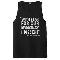 I Dissent With Fear For Our Democracy Justice Sotomayor PosiCharge Competitor Tank