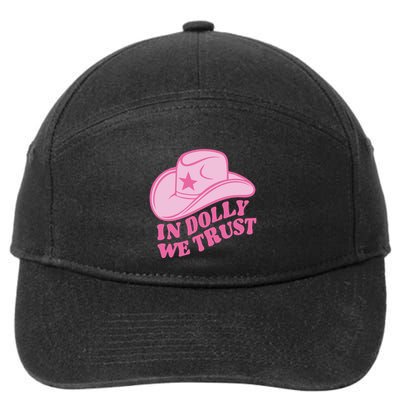 In Dolly We Trust Graphic Tees What Would Dolly Do 7-Panel Snapback Hat