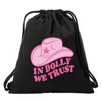 In Dolly We Trust Graphic Tees What Would Dolly Do Drawstring Bag