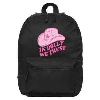 In Dolly We Trust Graphic Tees What Would Dolly Do 16 in Basic Backpack