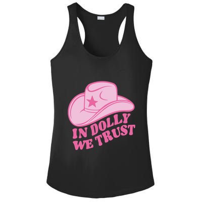 In Dolly We Trust Graphic Tees What Would Dolly Do Ladies PosiCharge Competitor Racerback Tank