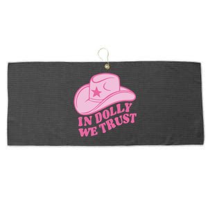 In Dolly We Trust Graphic Tees What Would Dolly Do Large Microfiber Waffle Golf Towel