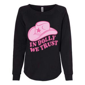 In Dolly We Trust Graphic Tees What Would Dolly Do Womens California Wash Sweatshirt