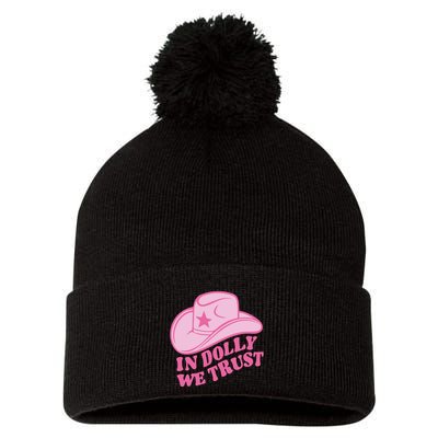 In Dolly We Trust Graphic Tees What Would Dolly Do Pom Pom 12in Knit Beanie