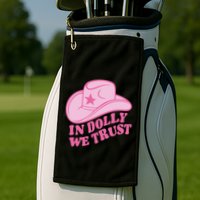 In Dolly We Trust Graphic Tees What Would Dolly Do Golf Towel