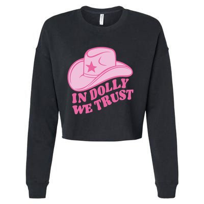 In Dolly We Trust Graphic Tees What Would Dolly Do Cropped Pullover Crew