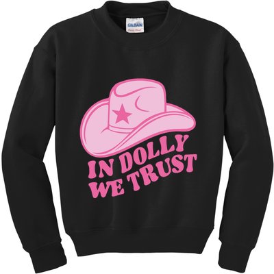 In Dolly We Trust Graphic Tees What Would Dolly Do Kids Sweatshirt