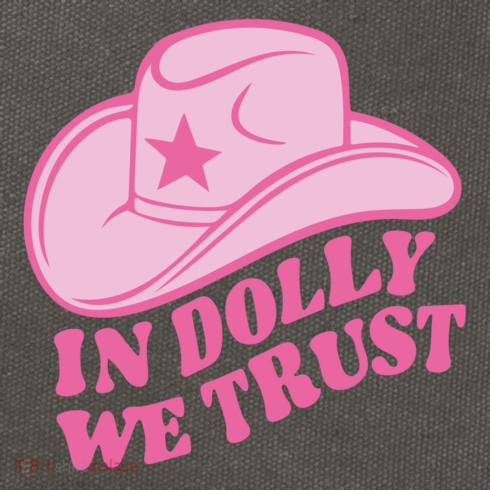 In Dolly We Trust Graphic Tees What Would Dolly Do Cotton Canvas Backpack