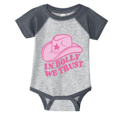 In Dolly We Trust Graphic Tees What Would Dolly Do Infant Baby Jersey Bodysuit