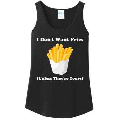 I Dont Want Fries Unless Theyre Yours Funny Ladies Essential Tank