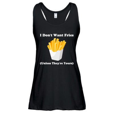 I Dont Want Fries Unless Theyre Yours Funny Ladies Essential Flowy Tank