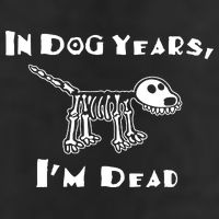 In Dog Years Im Dead Adult Drive Performance Visor
