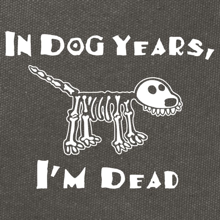 In Dog Years Im Dead Cotton Canvas Backpack