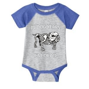 In Dog Years I'm Dead Funny Sayings Gift Great Funny Gift Infant Baby Jersey Bodysuit