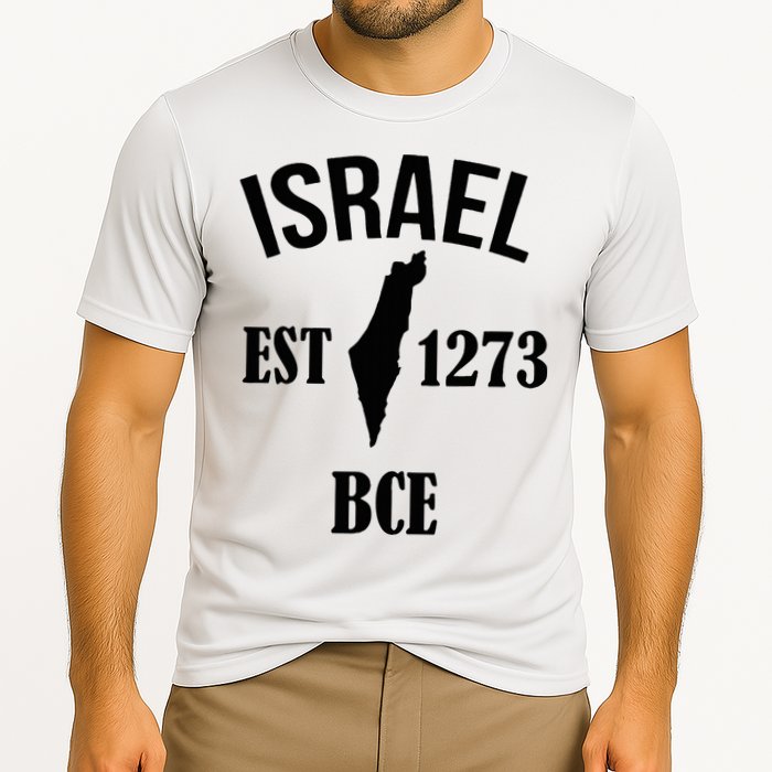 Israel Est 1273 Bce Cooling Performance Crew T-Shirt