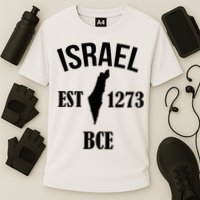 Israel Est 1273 Bce Cooling Performance Crew T-Shirt