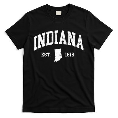 Indiana Est. 1816 Distressed Worn Design Classic T-Shirt