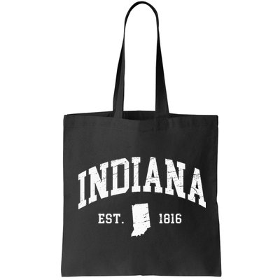 Indiana Est. 1816 Distressed Worn Design Classic Bag