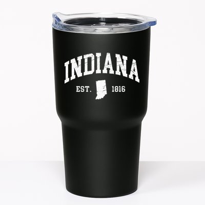 Indiana Est. 1816 Distressed Worn Design Classic Tumbler