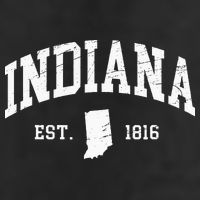 Indiana Est. 1816 Distressed Worn Design Classic 25L Jumbo Tote