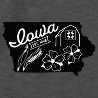 Iowa Est 1846 Iowa Map Iowa Lover Heaven Country Vector Backpack
