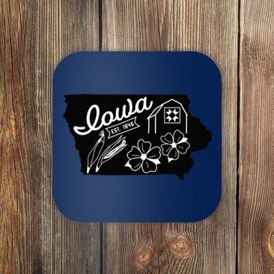 Iowa Est 1846 Iowa Map Iowa Lover Heaven Country Coaster