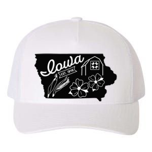 Iowa Est 1846 Iowa Map Iowa Lover Heaven Country Yupoong Adult 5-Panel Trucker Hat