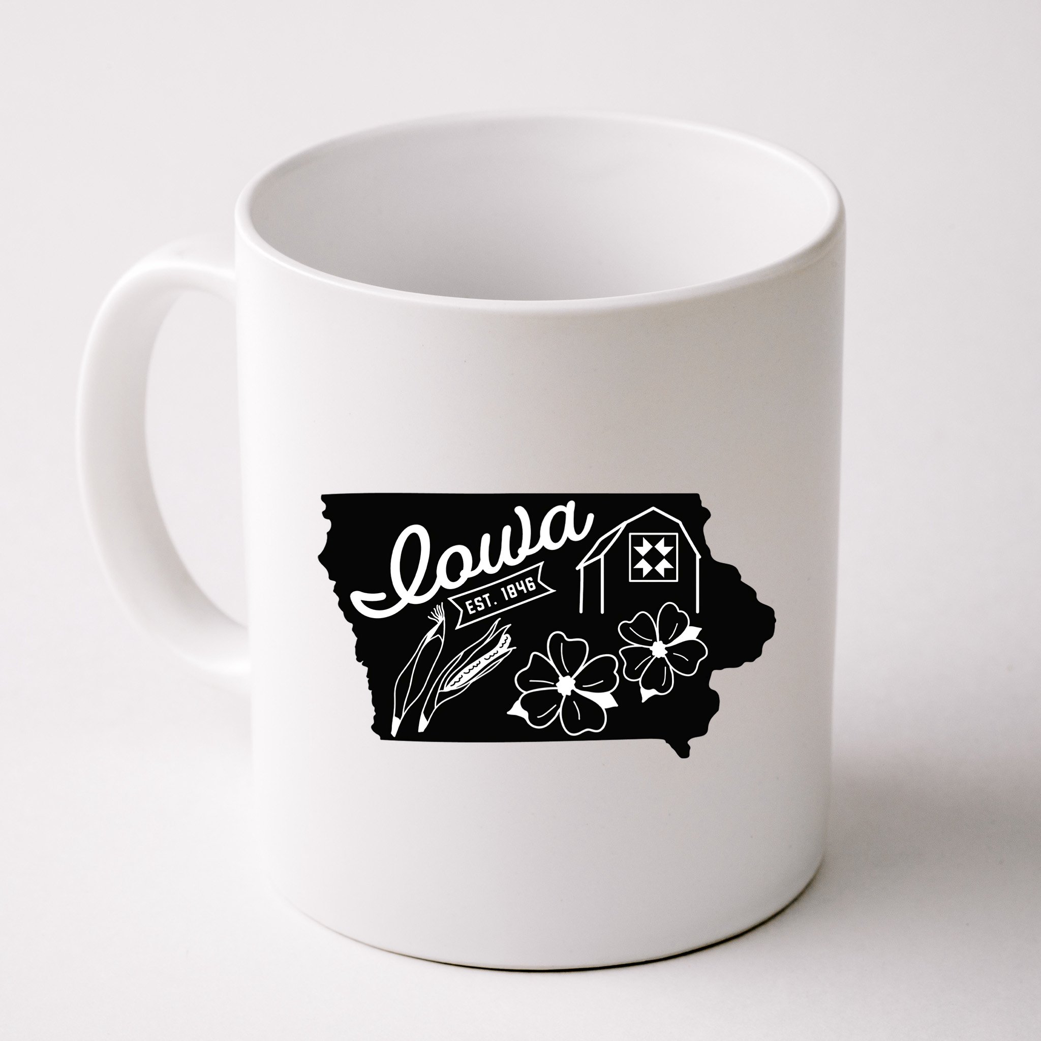 Iowa Est 1846 Iowa Map Iowa Lover Heaven Country Mug