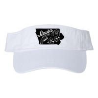 Iowa Est 1846 Iowa Map Iowa Lover Heaven Country Valucap Bio-Washed Visor