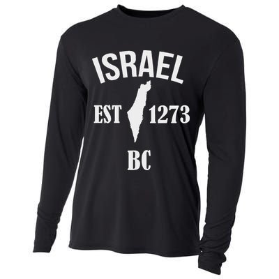 Israel Est 1273 Bc Cooling Performance Long Sleeve Crew